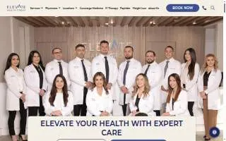 Elevate Health Group of Glendale website