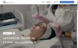 LA Medical Clinic website