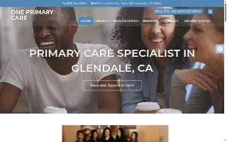 Glendale Internal Medicine Clinic website