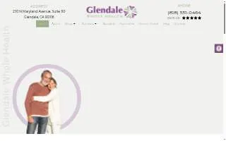 Glendale Whole Health website