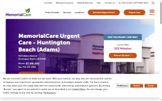 MemorialCare Urgent Care - Huntington Beach (Adams)