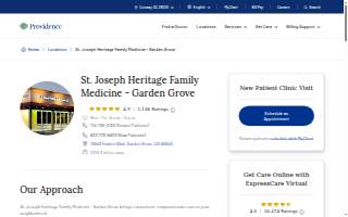 St. Joseph Heritage Family Medicine - Garden Grove