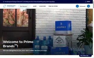 Primo on Water Street website