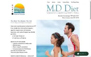 MeD Diet Weight Loss Center - Rancho of Rancho Cucamonga website
