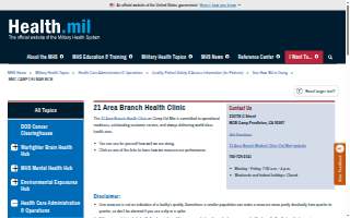 21 Area Branch Health Clinic