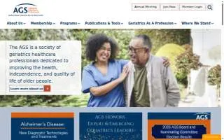 Geriatric Health Center website