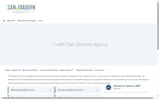San Joaquin County Health Care Services Agency