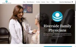 Riverside Family Physicians website