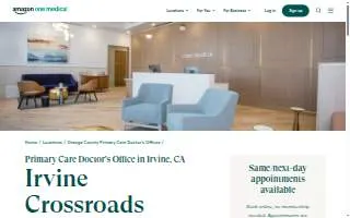 One Medical Primary Care Clinic - Irvine Crossroads website