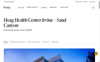 Hoag Health Center - Irvine - Sand Canyon