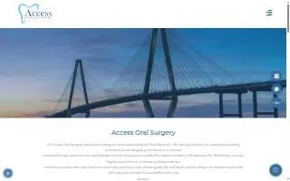 Access Oral Surgery of Mt Pleasant website