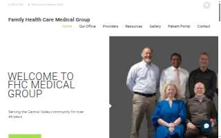 Family Health Care Medical Group website