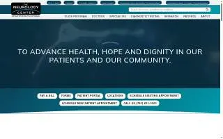 The Neurology Center of Southern California - Escondido website