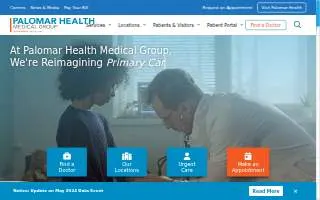 Arch Health Medical Group - Valley Parkway website