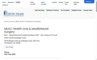 MUSC Health Oral & Maxillofacial Surgery