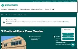 3 Medical Plaza Care Center website