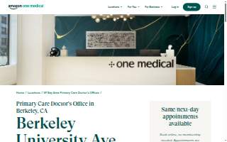 One Medical Primary Care Clinic - Berkeley University Ave