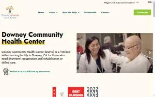 Downey Community Health Center website