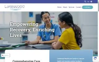 Lakewood Healthcare Center website