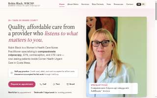 Robin Black WHCNP/Women’s Health Care Specialists