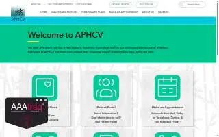 Asian Pacific Health Care Venture, Inc. website