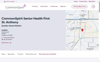 CommonSpirit Senior Health First St. Anthony