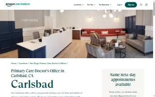 One Medical Primary Care Clinic - Carlsbad website