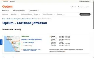 Optum - Carlsbad Jefferson website