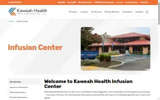 Kaweah Health Infusion Center website