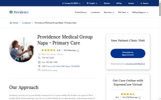 Providence Medical Group Napa - Primary Care