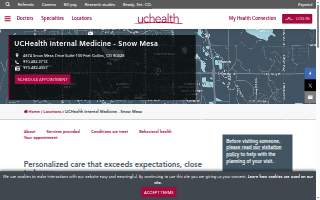 UCHealth Internal Medicine - Snow Mesa