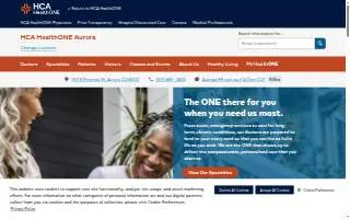 Aurora Denver Medical Clinic website