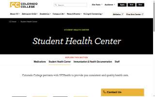 Student Health Center at Colorado College
