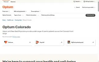Optum Roundhouse Primary Care website