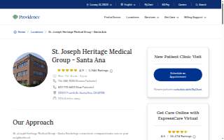 St. Joseph Heritage Medical Group - Santa Ana