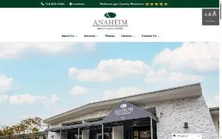 Anaheim Healthcare Center website