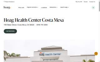 Hoag Health Center - Costa Mesa
