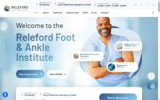 Releford Foot and Ankle Institute website