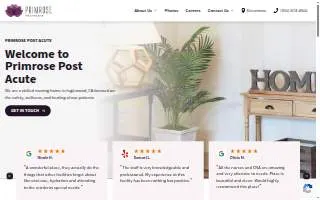 Primrose Post-Acute website