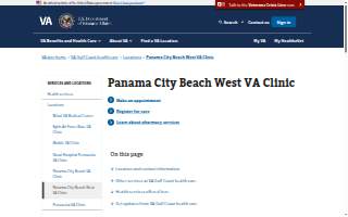 Panama City Beach West VA Clinic
