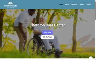 Thornton Care Center website