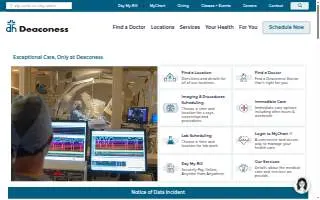 Deaconess Medical Group website