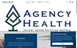 Agency Health of Westbrook website