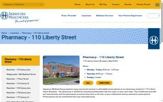 Pharmacy at Signature Healthcare - 110 Liberty Street