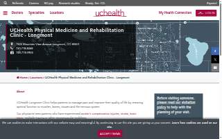 UCHealth Physical Medicine and Rehabilitation Clinic - Longmont