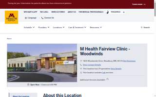 M Health Fairview Clinic - Woodwinds