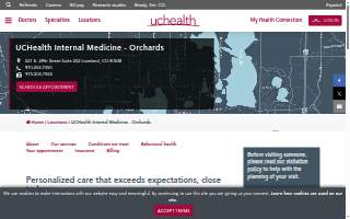 UCHealth Internal Medicine - Orchards