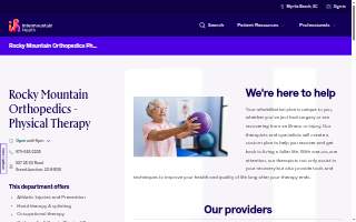 Intermountain Health Rocky Mountain Orthopedics Clinic - Physical Therapy
