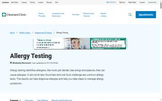 Allergy Testing
