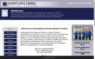 Ahwatukee Family Medical Center website